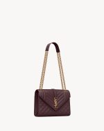 YSL ENVELOPE medium in grain de poudre leather - Image 3